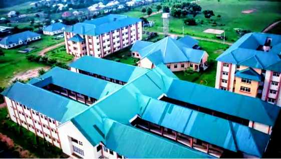 Aerial view of the AIA campus