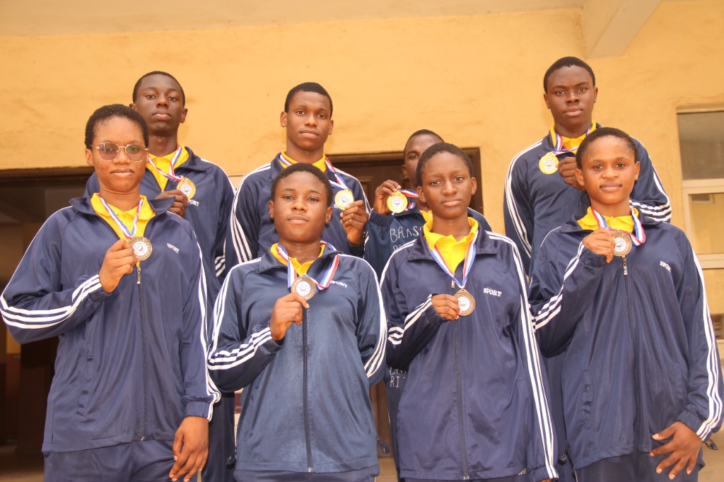 AIA students celebrating achievement